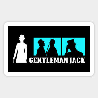 Anne Lister Silhouettes Magnet